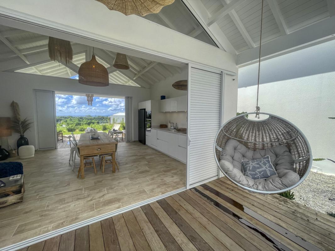 25.Location villa piscine vue mer St François Guadeloupe_Accés partie commune